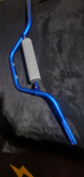 Blue cnc 22mm pit bike bars