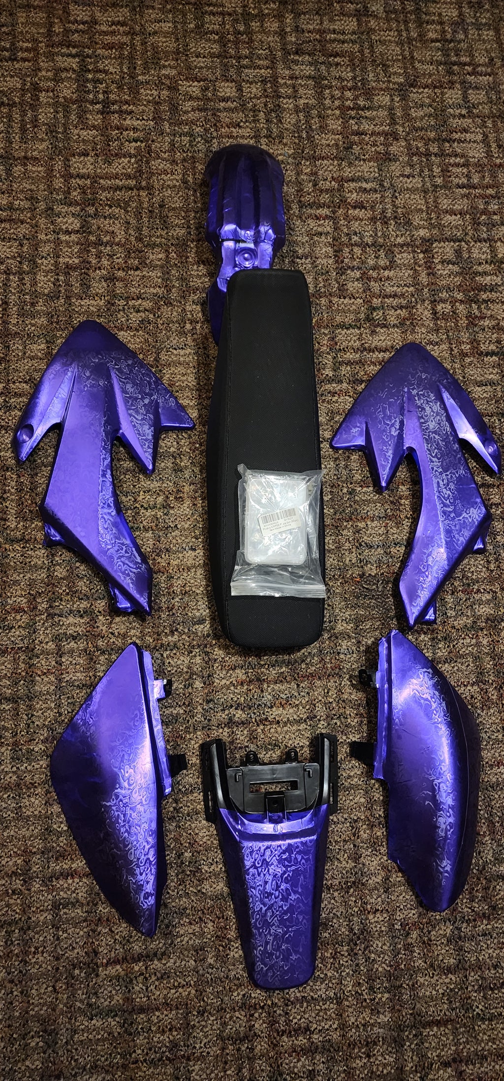Vinyl Wrapped crf50 Plastics for Pitbike