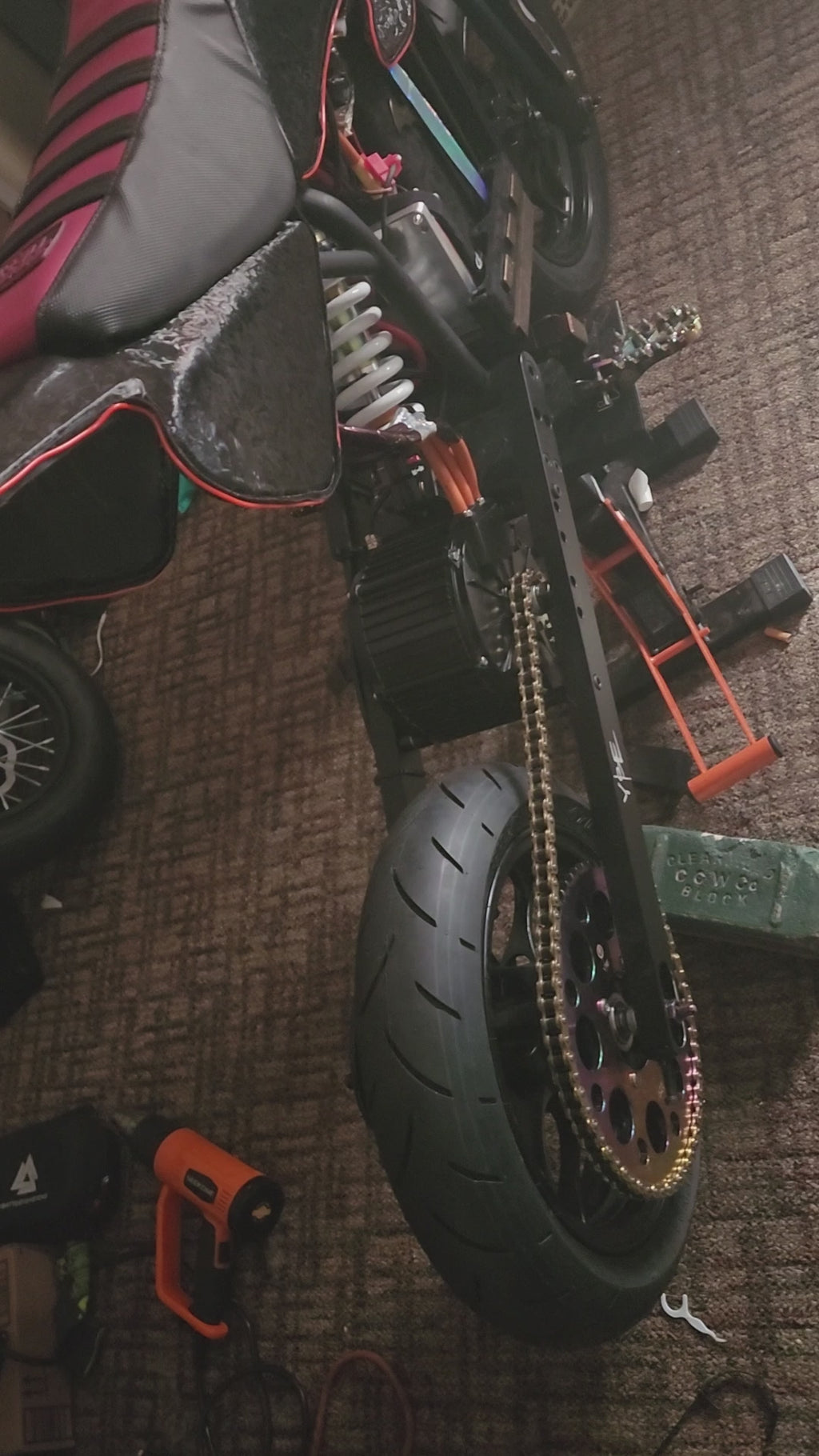 Mx650 qs165 10k nom batbike 72v