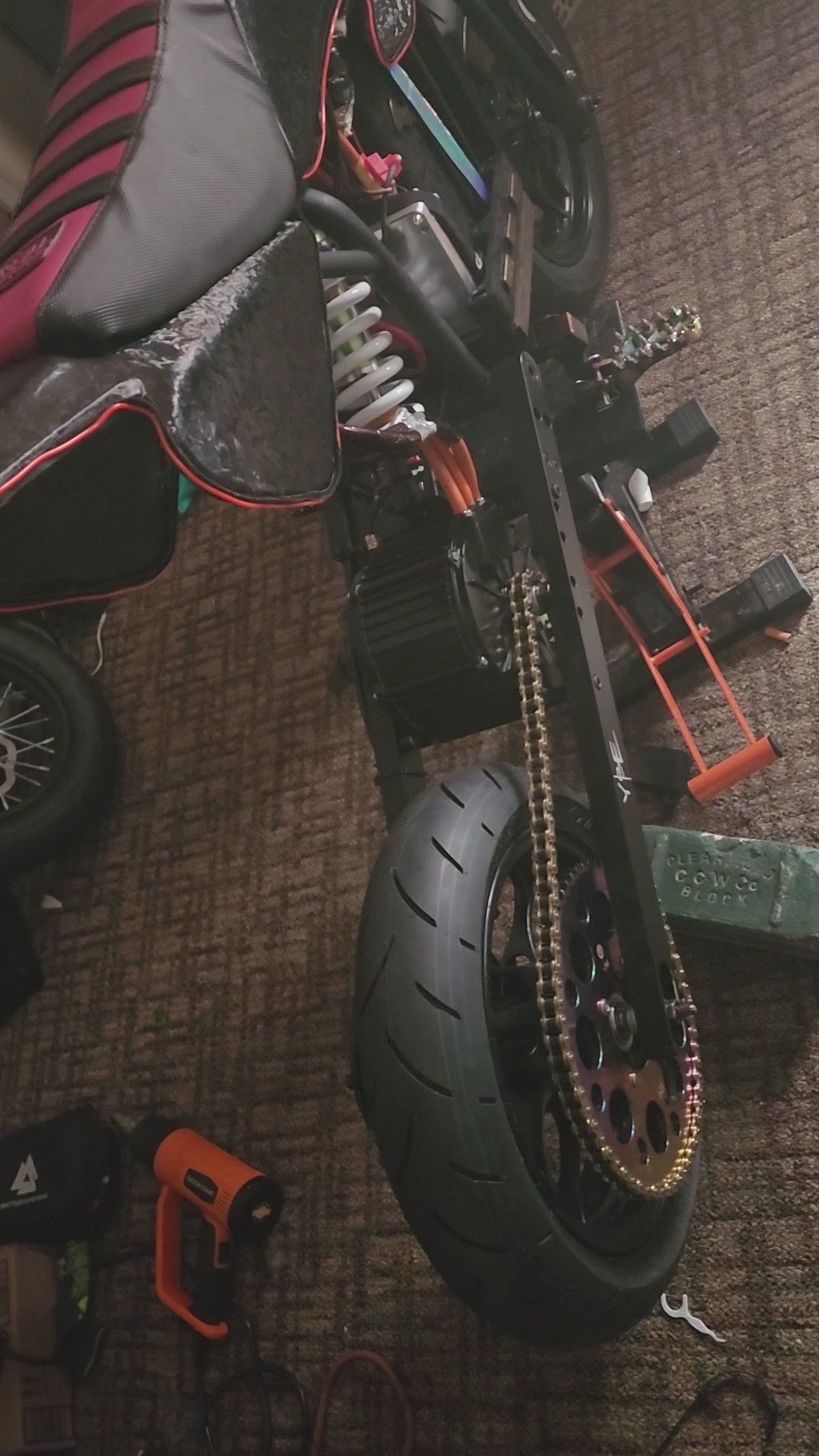 Mx650 qs165 10k nom batbike 72v