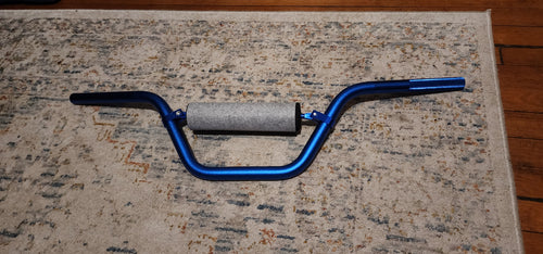 Blue cnc 22mm pit bike bars